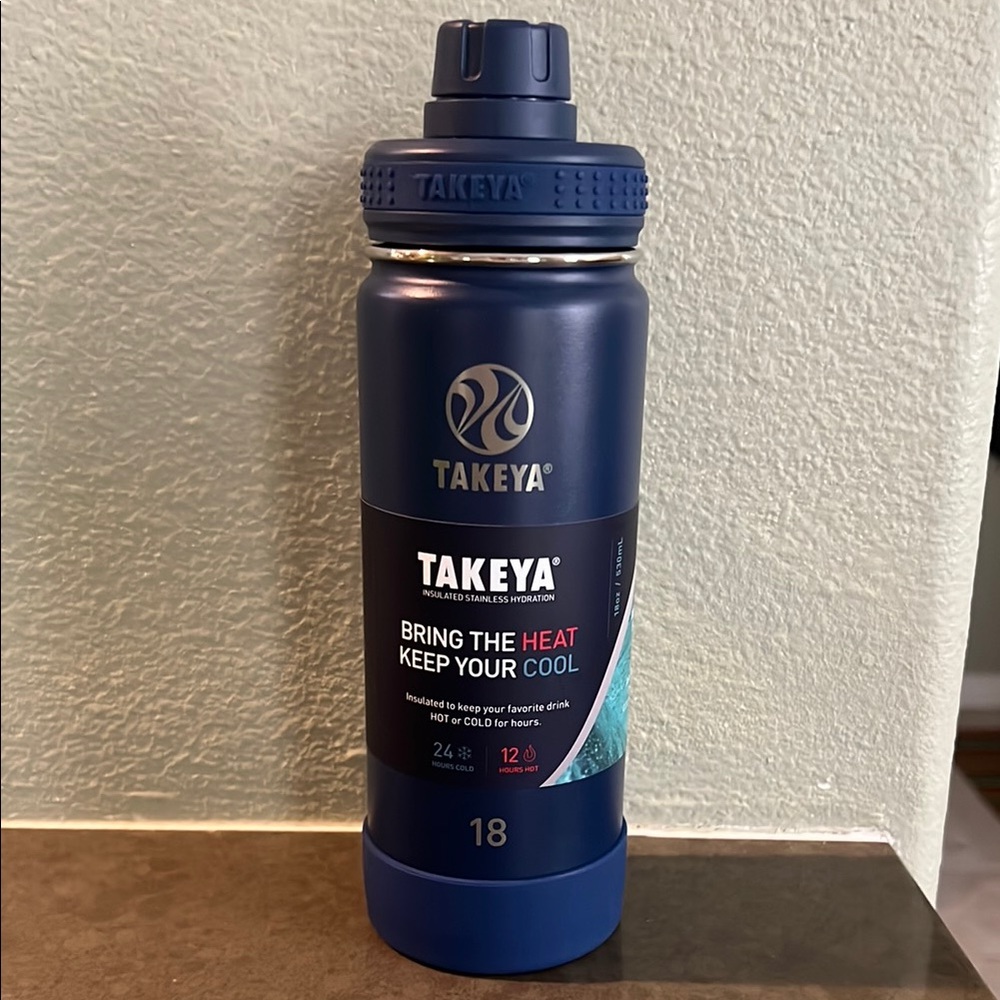Takeya Blue Insulated Water Bottle